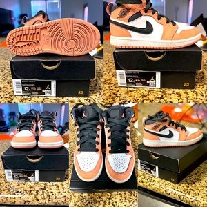 Nike Jordan’s for kids (girls) size 12C used but still in good condition.